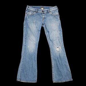 Silver Jeans Women's Flare Wide Leg Denim